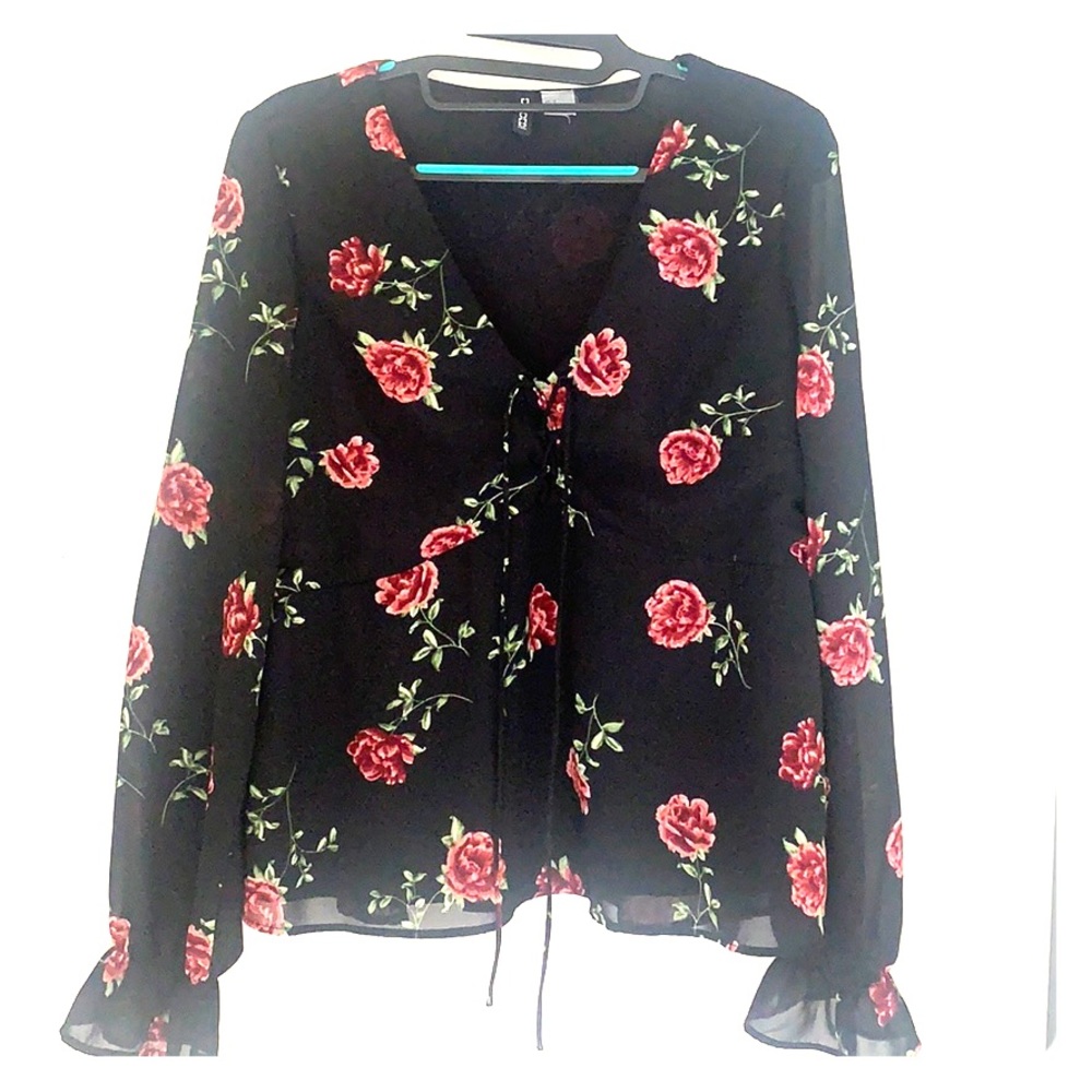 Long sleeve blouse